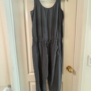 Vince Gray Sleeveless Jumpsuit